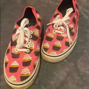 Pink cupcake vans